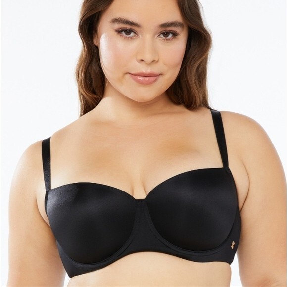 Savage X Fenty Savage Not Sorry Microfiber Low-Cut Balconette Bra Size 46DD NWT - Picture 2 of 4
